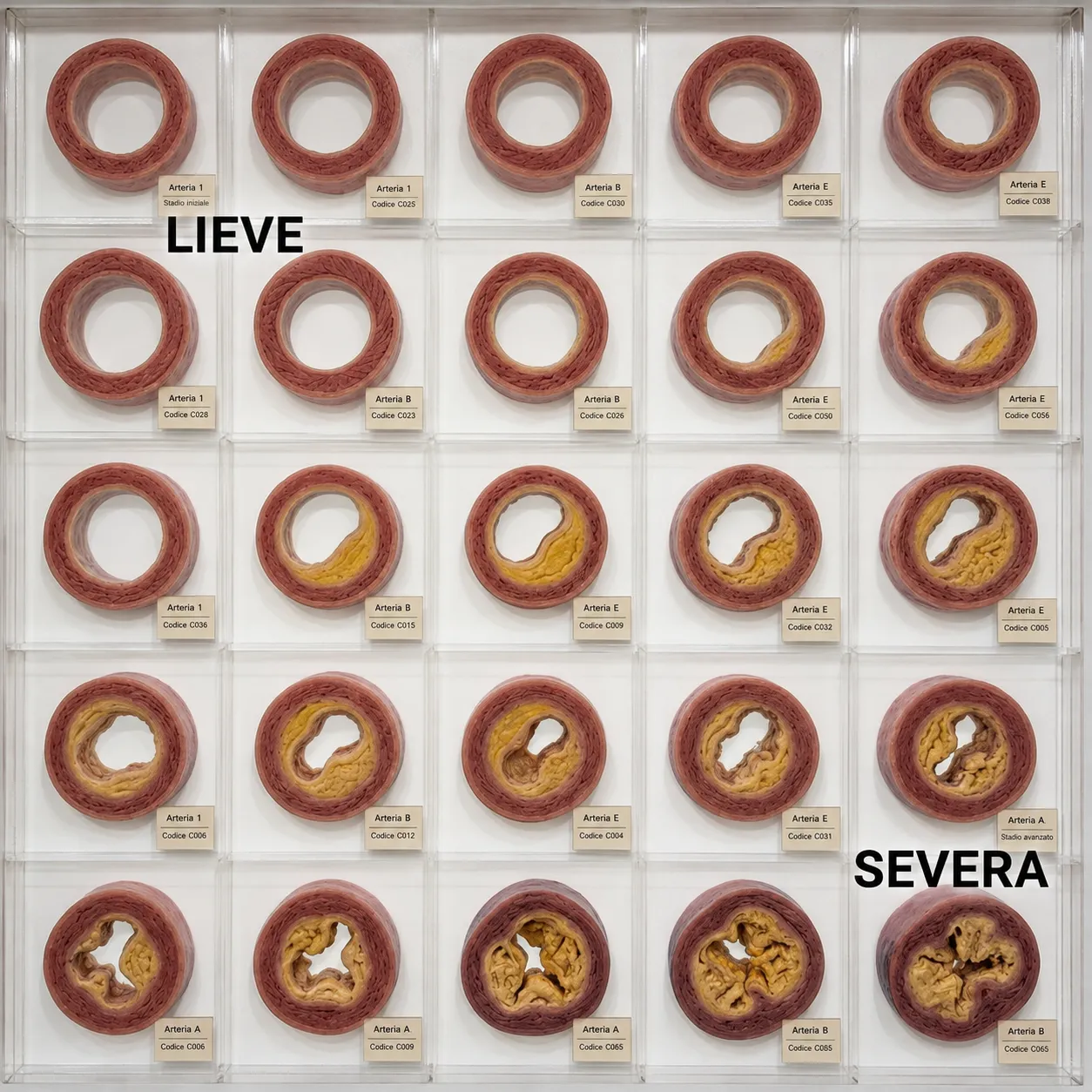 Progressione del blocco arterioso